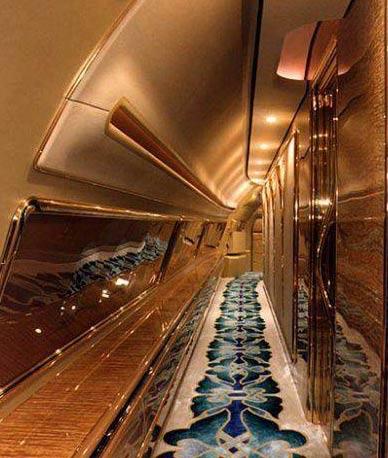 私人飞机 24小时候命的空中奢华套房